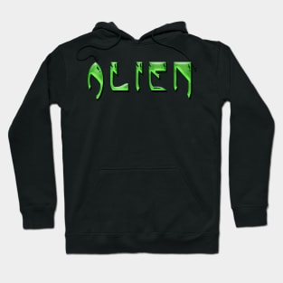 Alien Candy Green Design Hoodie